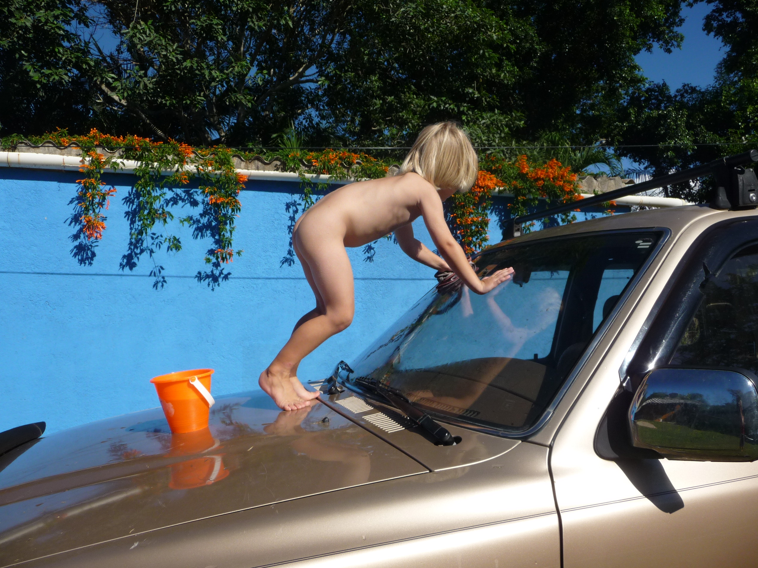 Teen Car Wash Nude 110